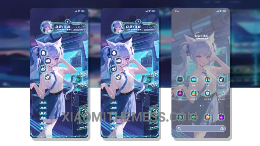 Future Girl HyperOS Theme for Xiaomi and Redmi Phones