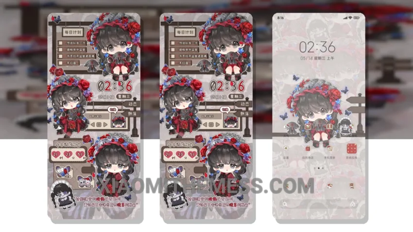 Cute Little Pomegranate MTZ Theme: A Fresh Take on Xiaomi Customization