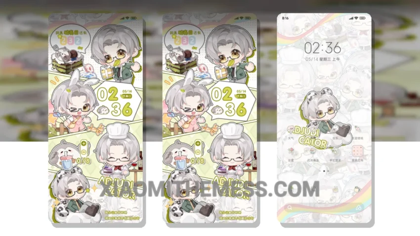 Moe Mori HyperOS Theme for Xiaomi and Redmi Phones