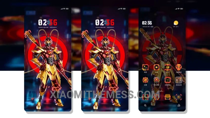 Mechanical Goku MIUI Themes for Xiaomi and Redmi Devices