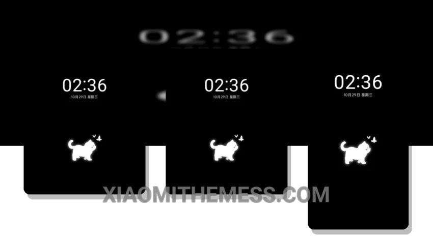 Secret Garden of Kittens MIUI Themes for Xiaomi and Redmi Devices