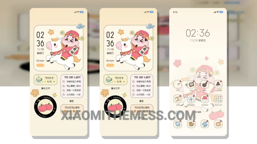 Lovely Fortune HyperOS Theme for Xiaomi and Redmi Devices