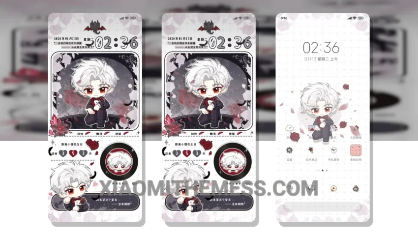 Never Abandon Soul MIUI Themes for Xiaomi and Redmi Devices