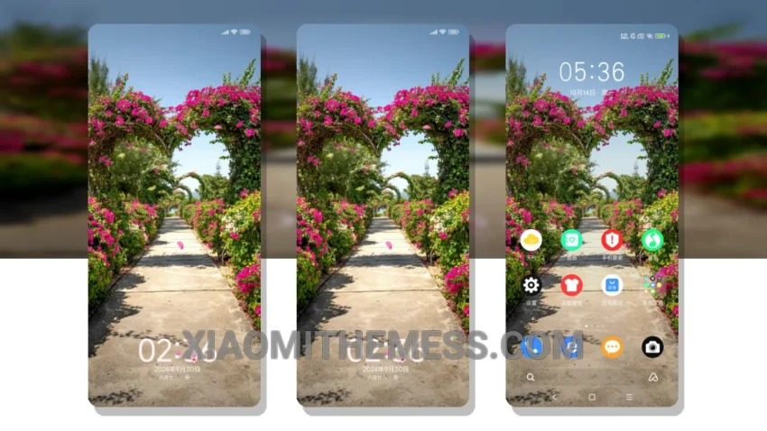 The Vibrant Blooming Garden HyperOS Theme: A Unique Twist for Xiaomi