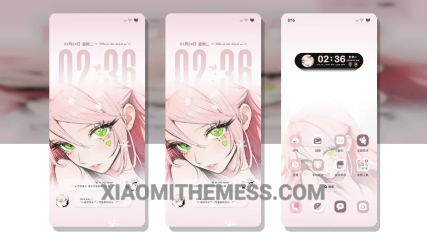 Heartbeat Grid MIUI Themes for Xiaomi and Redmi Devices