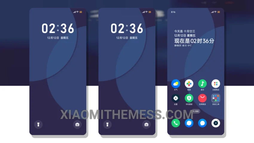 Eternal Elegance HyperOS Theme: Minimalist Dark Beauty for Xiaomi and Redmi Phones