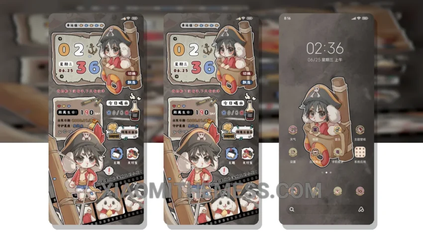 Let’s Go! Pirate Pup MIUI Themes for Xiaomi and Redmi Devices