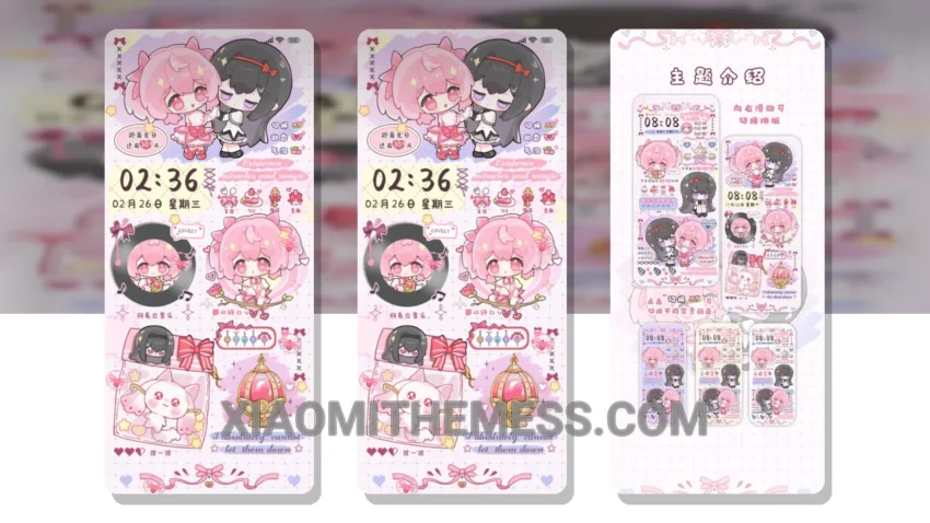 Mahou Shoujo Enen no Mamori: Delicate Pastel Aesthetic Theme