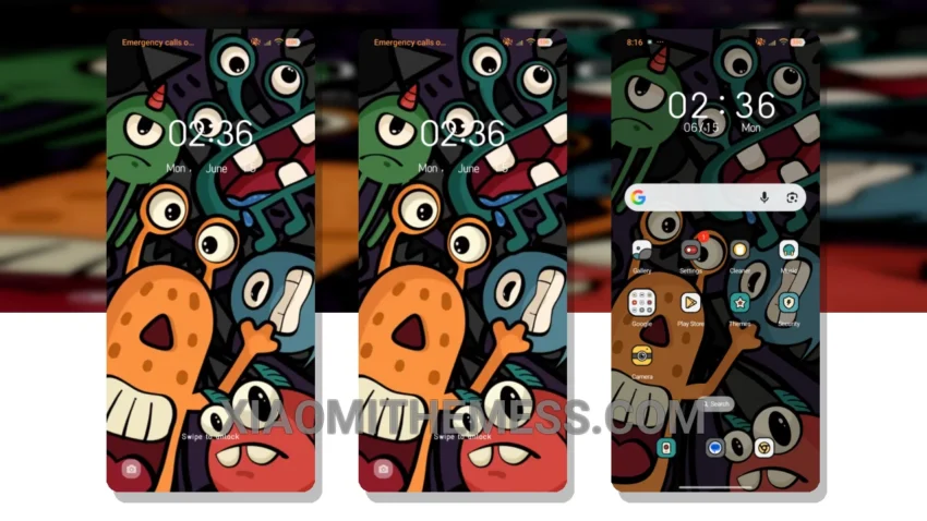 Monster Graffiti: The Vibrant HyperOS Theme With a Unique Pastel Twist