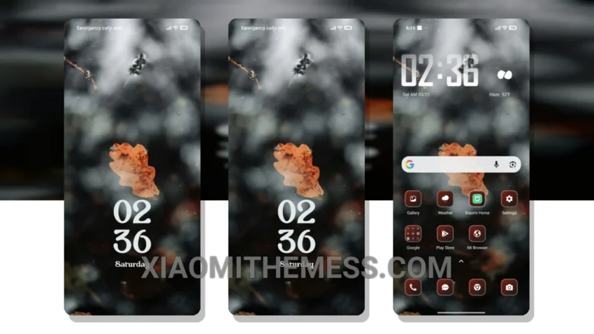 Orange Leaf: The Vibrant Minimalist HyperOS Theme With a Twist