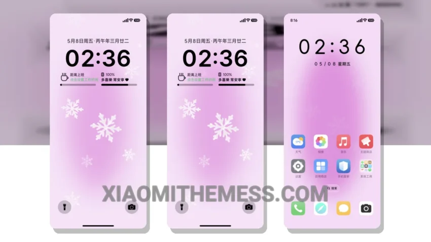 Elegant White: Experience the Beauty of Minimalism on Your Xiaomi Device