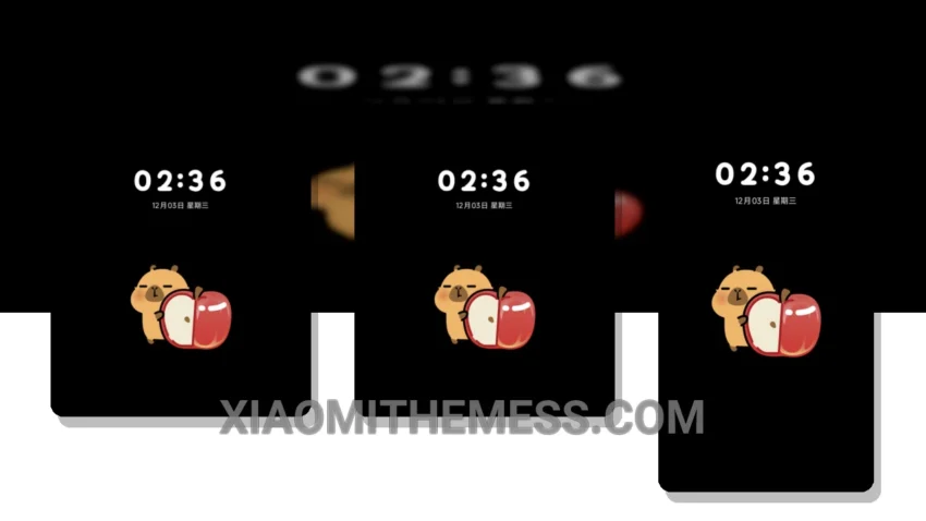 Capibara Watermelon Record HyperOS Theme: A Unique Twist for Xiaomi Phones