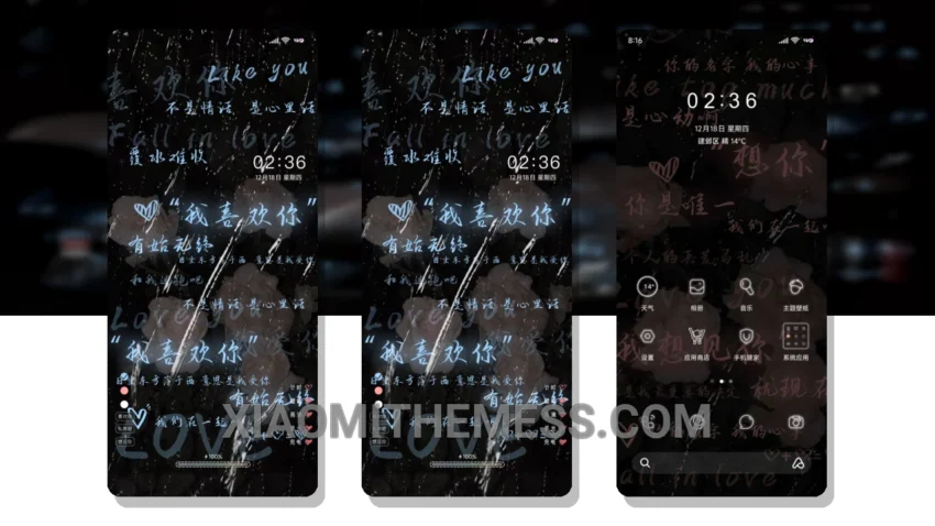 Heartbeat Supreme: The Minimalist Dark Theme with a Unique Pastel Twist