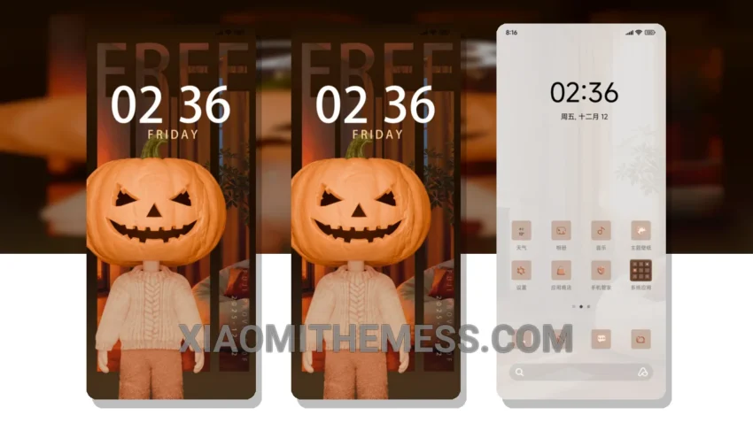 Pumpkin Little Elf: The Delicate Pastel HyperOS Theme With a Whimsical Twist