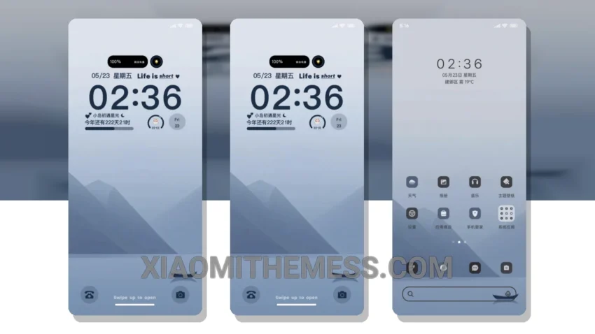 Timeless Voyage MTZ Theme for Xiaomi and Redmi Devices