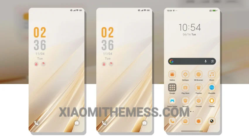 Gold Silk Glow Theme: Elevate Your Xiaomi Experience
