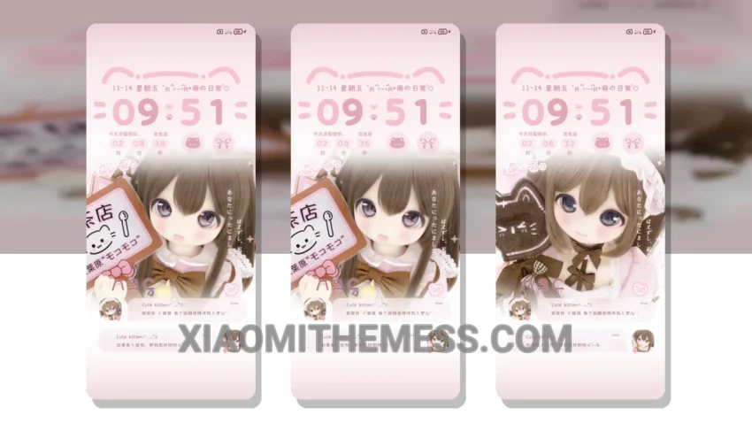 Pastel Whispers: The Unique Soft Touch HyperOS Theme