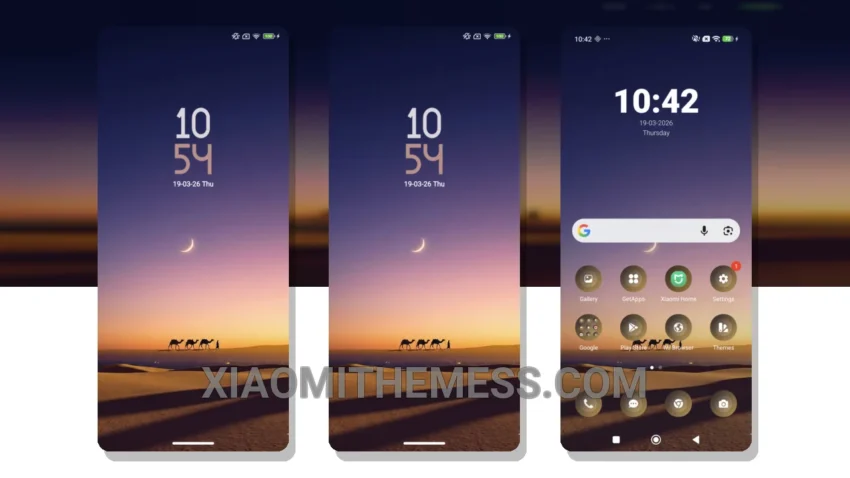 Imaan Raat: Elegant Dark Mode Theme with 120Hz Smooth Animations