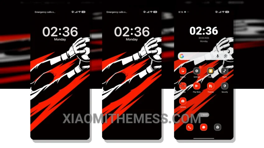 Victory Grip HyperOS Theme for Xiaomi and Redmi Phones