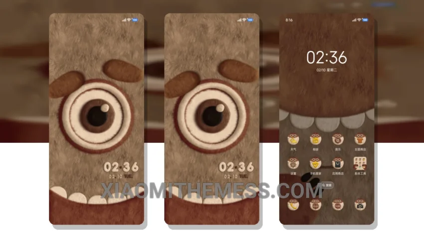 Fluffy Monster Merade: A Stunning Dark Mode Xiaomi Theme