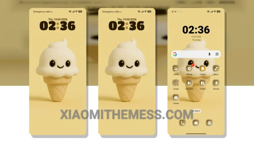 Ice Cream: The HyperOS Theme With a Unique Blend of Elegance and Simplicity