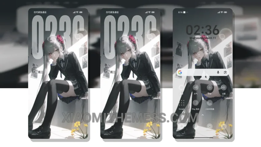 Cute Senior HyperOS Theme for Xiaomi and Redmi Phones