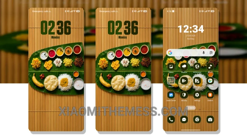 Sadya Experience MIUI Themes for Xiaomi and Redmi Devices
