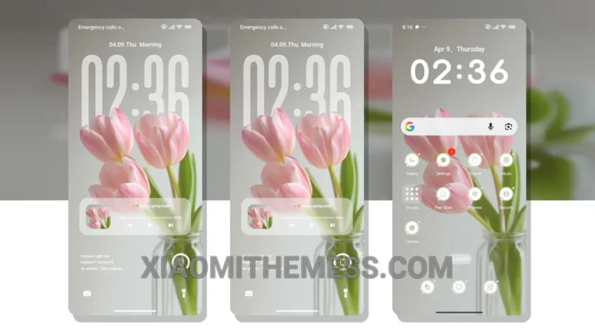 Tulip OS MIUI Themes for Xiaomi and Redmi Devices