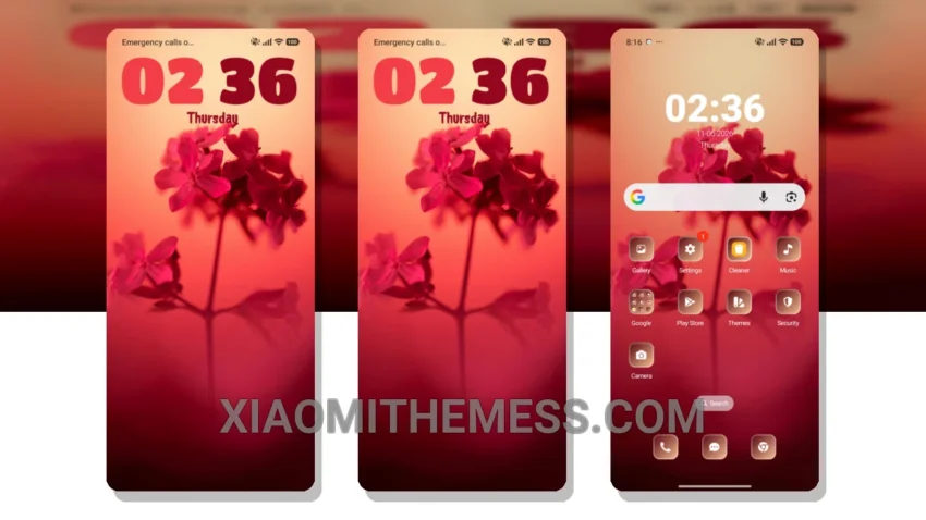 Flower MIUI Theme: Soft Pastel Aesthetic for Xiaomi