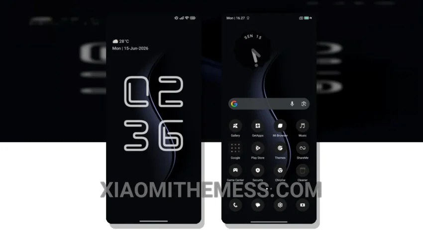 HyperBlack HyperOS Theme for Xiaomi and Redmi Phones