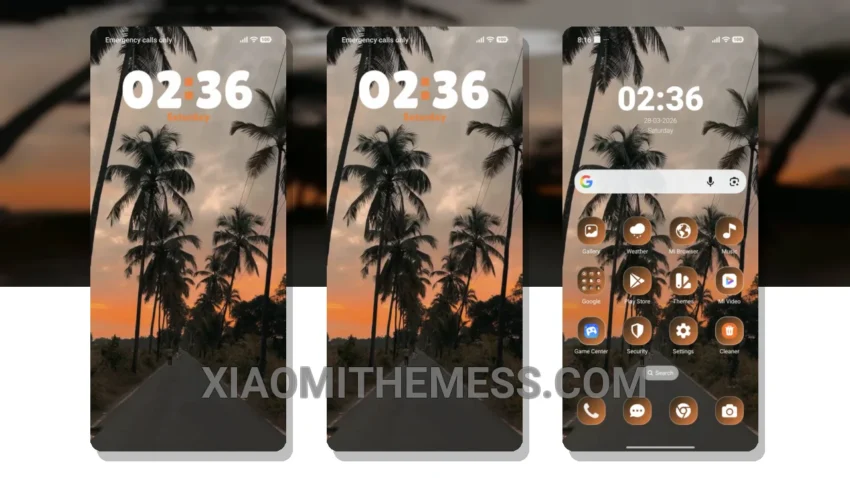 Coastal Calm: The Serene Pastel Aesthetic Theme HyperOS Theme for Xiaomi and Redmi Phones