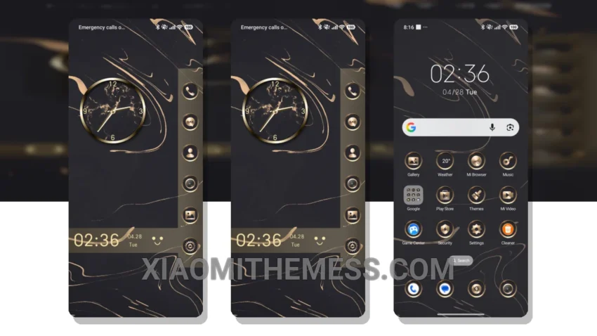 Golden Watch: The Elegant HyperOS Theme With a Unique Minimalist Twist