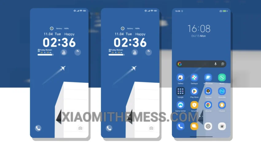 Sky White Tower HyperOS Theme for Xiaomi and Redmi Phones