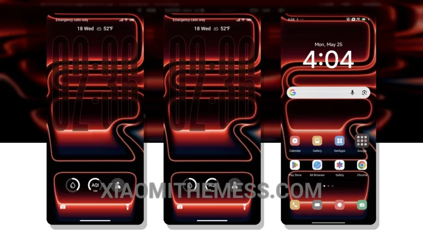 Red MIUI Themes for Xiaomi and Redmi Devices