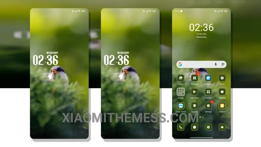 Spring Bird HyperOS Theme for Xiaomi and Redmi Phones