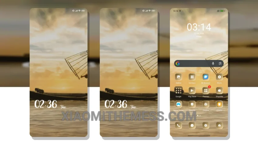 Ocean Breeze HyperOS Theme for Xiaomi and Redmi Phones