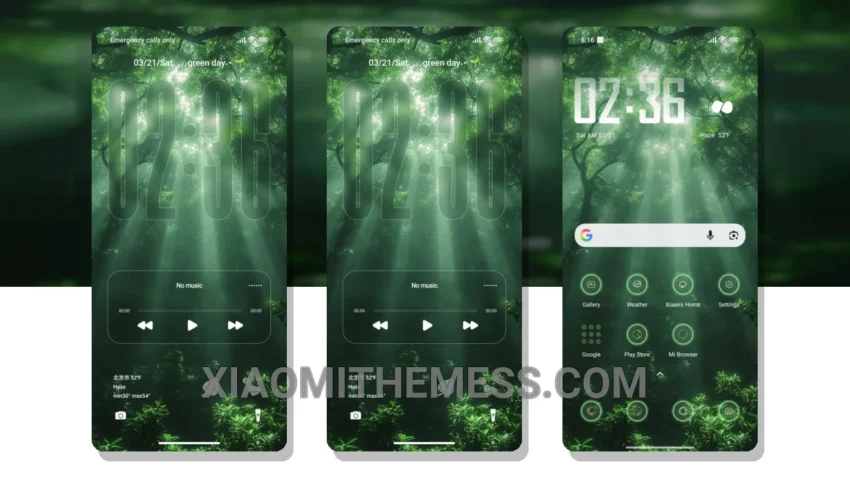 Embracing Simplicity: Green Theme for Xiaomi and HyperOS – The Perfect Blend of Minimalism and Elegance