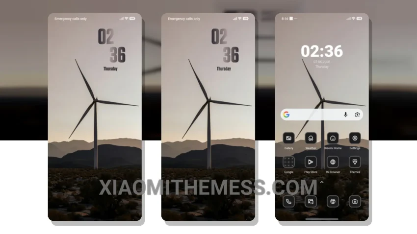 Minimal Turbine: Soft Pastel Aesthetic Theme for Xiaomi and Redmi Phones