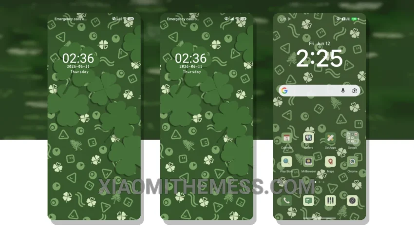 Lucky Green Clover: Embracing Dark Mode Elegance