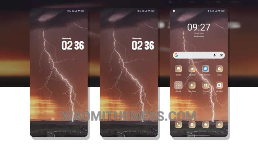 Rain HyperOS Theme: The Minimal Vibrant HyperOS Theme With a Unique Aesthetic Twist