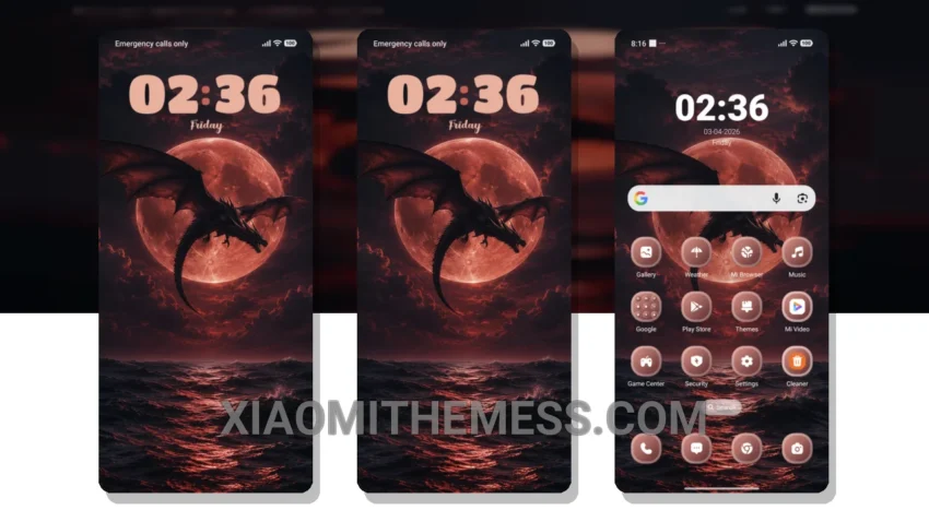 Nightflare: The Dark Mode HyperOS Theme With a Unique Twist