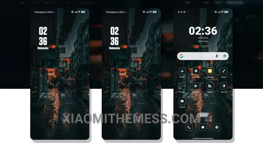Buildings HyperOS Theme: Elegant Pastel Aesthetic for Xiaomi