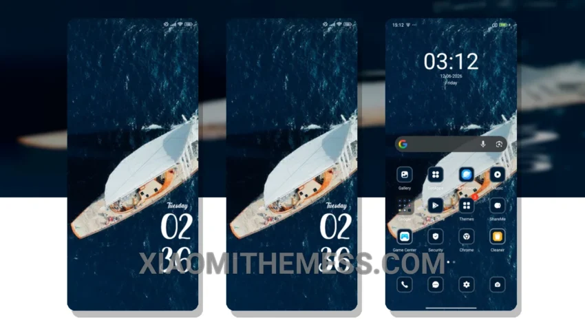 River Ship: A Dark, Minimalist MTZ Theme for Xiaomi and HyperOS