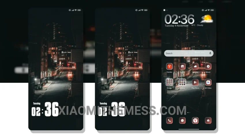 Moonlit Journey MIUI Themes for Xiaomi and Redmi Devices