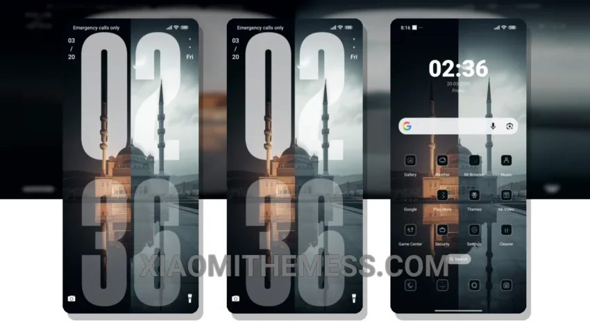 Timeless Minimalist Look MIUI Themes for Xiaomi and Redmi Devices