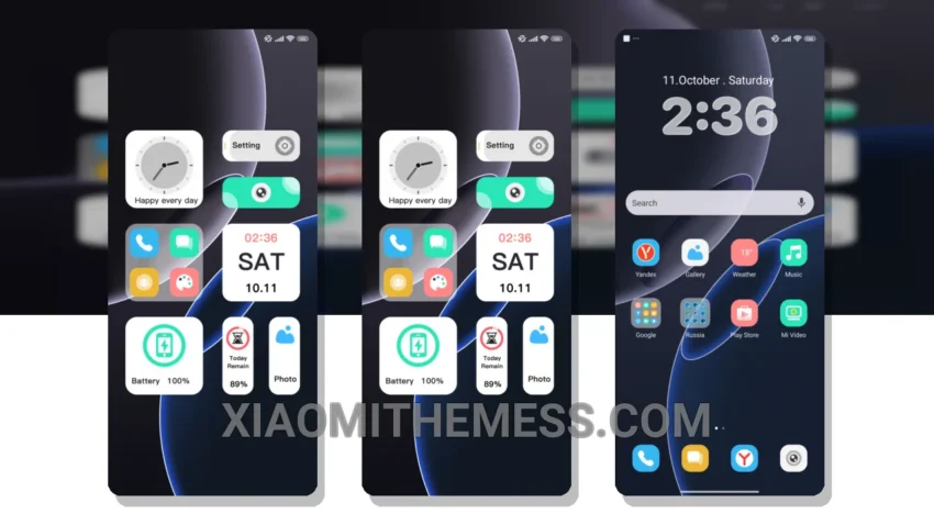 Light Blue Theme MIUI Themes for Xiaomi and Redmi Devices