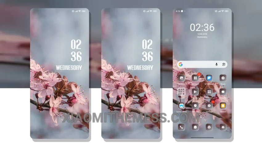 Cherry Theme HyperOS Theme for Xiaomi and Redmi Phones