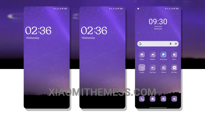Sky Night MIUI Themes for Xiaomi and Redmi Devices