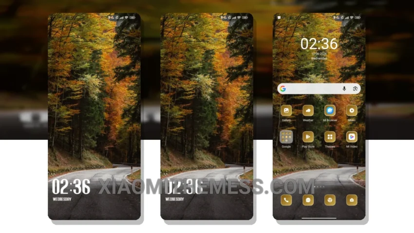 Sleek Curved HyperOS Theme for Xiaomi and Redmi Phones