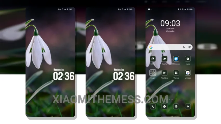 Snowdrop: Minimalist Chic for HyperOS and Xiaomi Phones